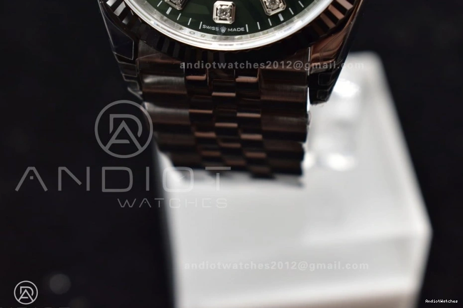 904L On Jubilee Best 36 VS 573 SS Bracelet Timeless VSF Edition DateJust Dial Diamond Steel Green 126234 1:1 0303